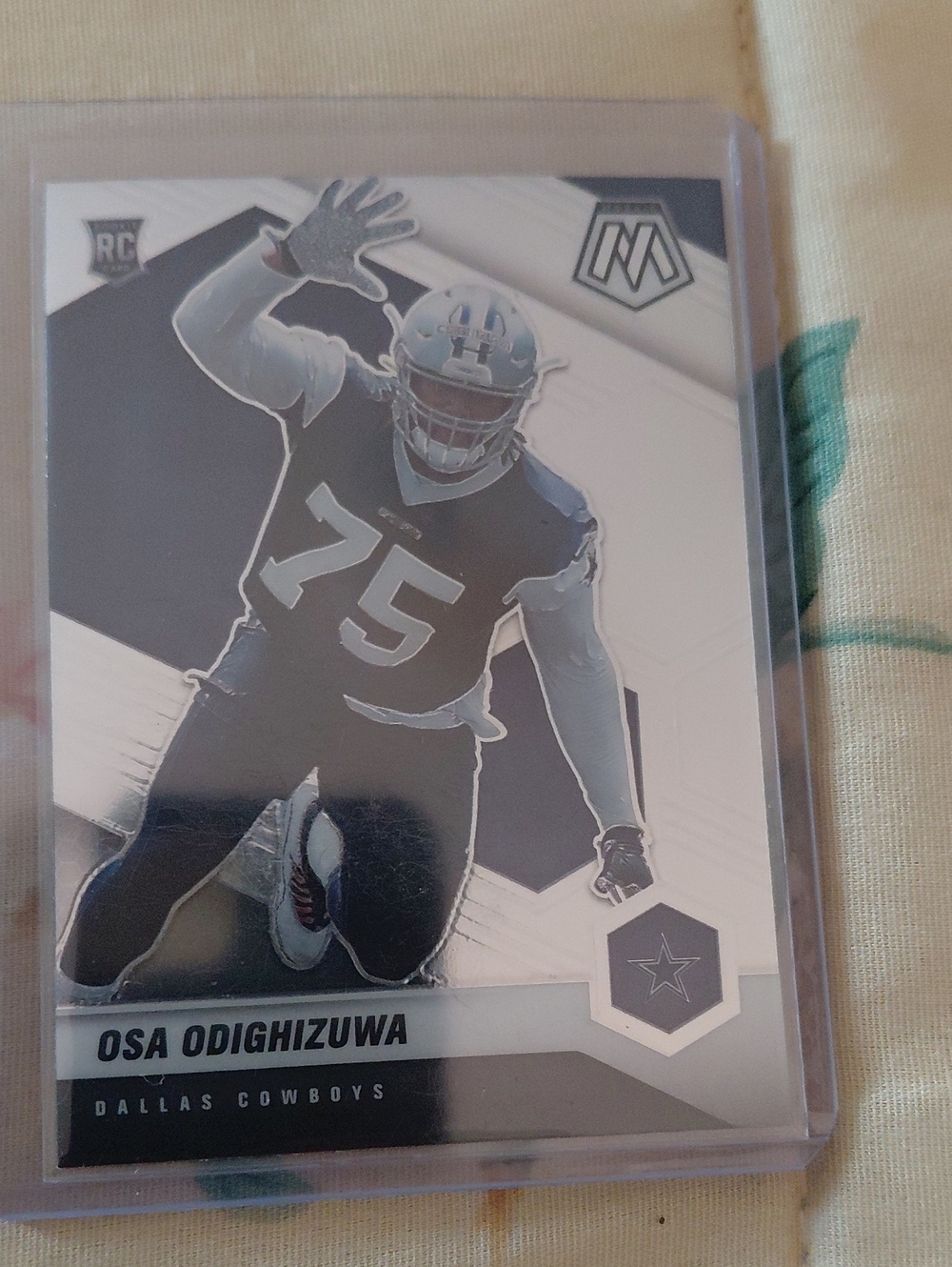 Osa Odighizuwa Dallas Cowboys Rookie Card - Silver/Black